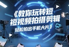 教你玩转短视频拍摄剪辑，轻松拍出手机大片