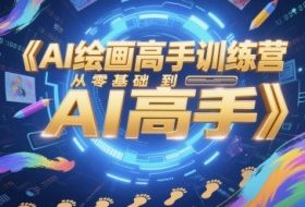 AI绘画高手训练营，从零基础到AI高手