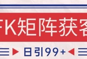 小红书某音FK赛道引流获客 自热矩阵日引200+【揭秘】