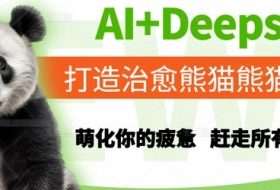 AI+Deepseek打造治愈熊猫世界，萌化你的疲惫，赶走所有不开心