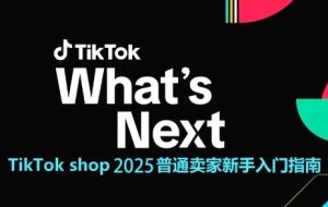 TikTok shop 2025普通卖家新手入门指南
