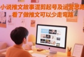 小说推文故事混剪起号及运营思路，看了做推文可以少走弯路
