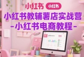 小红书教辅薯店实战营-小红书电商教程