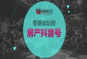 零基础玩转房产抖音号-抖音卖房教程