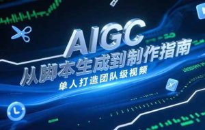 （15170期）AIGC视频制作指南，从智能托管生成到剪辑全流程，单人打造团队级视频