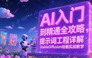 AI入门到精通全攻略，提示词工程详解，StableDiffusion绘画实战教学