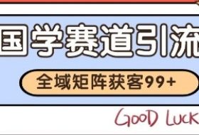 国学赛道精准拓客，自热矩阵日引99+ 获客SOP【揭秘】