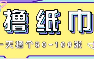 非常适合新手操作的小副业项目，一天撸个50-100米！利用这个方法你来你也行