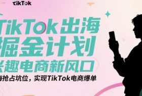 TikTok出海掘金计划，兴趣电商新风口，出海抢占坑位，实现TikTok电商爆单