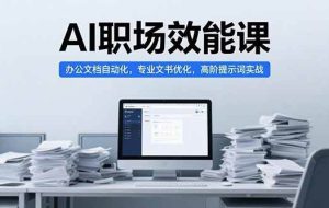 （15371期）AI职场效能课，办公文档自动化，专业文书优化，高阶提示词实战