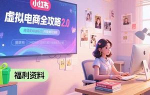 （15387期）虚拟电商全攻略2.0，开店选品实操流程，账号定位、货源发布、笔记发布技巧