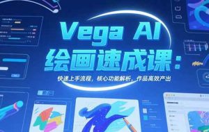 （15470期）Vega AI绘画速成课：快速上手流程，核心功能解析，作品高效产出