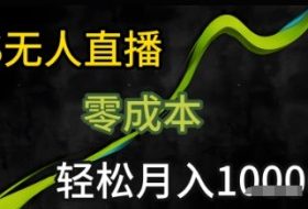 KS无人直播25年最新玩法，只需一部手机，轻松月入1W+【揭秘】