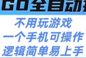 CSGO自动捡漏项目，最新独家玩法，不用挂G不用玩游戏，一个手机即可操作，新手小白轻松月入1W+【揭秘】