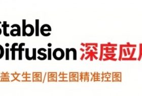StableDiffusion深度应用，覆盖文生图-图生图精准控图，从文生图到视频全流程，AiGC系列教程