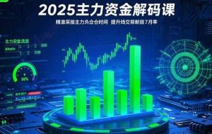 （15511期）2025主力资金解码课：精准捕捉主力建仓时机，提升短线交易胜率(更新7月)