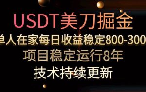 （15527期）USDT美刀掘金，单人每日收益800-3000，稳定运行8年