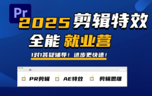 一见老师·影视后期全能实战班剪辑特效接单课（2025夏）