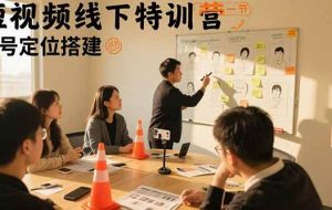 （15707期）短视频线下特训营：账号定位搭建/口播号拍摄剪辑/直播间流量入口/变现实战