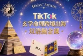 TikTok玄学命理跨境出海双语掘金课，手把手教你用命理知识精准直击海外用户痛点