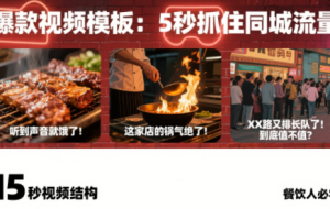 白泽老师·餐饮实体店短视频爆店