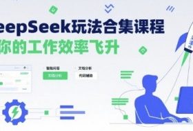 DeepSeek玩法合集课程，让你的工作效率飞升