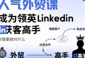 人气外贸课-成为领英Linkedin获客高手，你需要做对什么