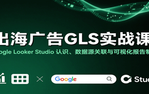 出海广告GLS实战课：Google Looker Studio 认识、数据源关联与可视化报告制作