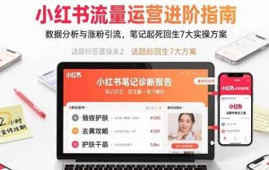 （15827期）小红书流量运营进阶指南，数据分析与涨粉引流，笔记起死回生7大实操方案
