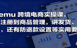 Temu跨境半托管实操，从注册到商品管理，讲发货、成本，还有防退款设置等实用要点
