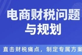 电商企业财税风险与规避，直击财税痛点，制定专属方案