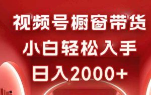 （16248期）视频号橱窗带货，小白轻松入手，日入2000+