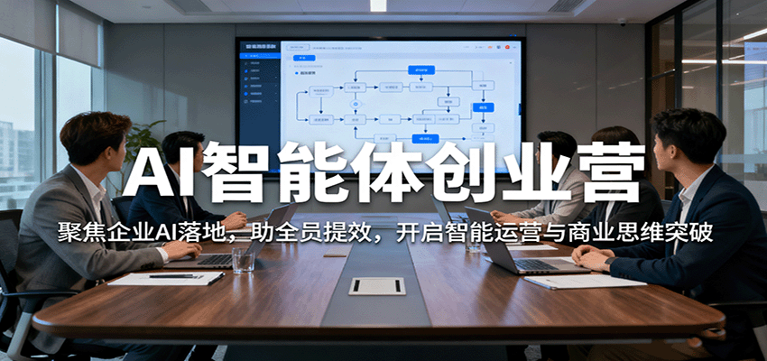 AI智能体创业营:聚焦企业AI落地,助全员提效,开启智能运营与商业思维突破 AI智能体创业营:聚焦企业AI落地,助全员提效,开启智能运营与商业思维突破