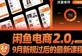 闲鱼电商2.0，9月新规过后的最新课程