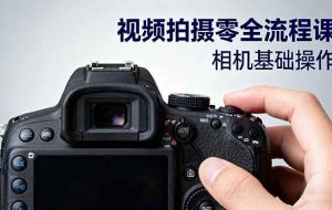 （16349期）视频拍摄零全流程课：从相机基础操作到电影构图、光影布光、分镜头设计等
