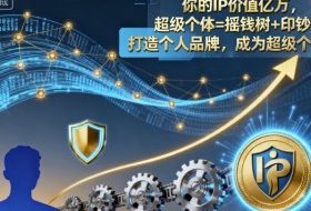 你的IP价值亿万，超级个体=摇钱树+印钞机，打造个人品牌，成为超级个体
