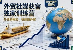 外贸社媒获客独家训练营，外贸新模式，快速做外贸