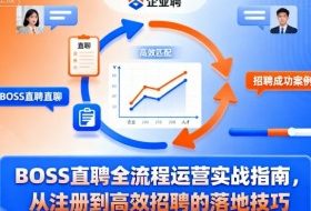 BOSS直聘全流程运营实战指南，从注册到高效招聘的落地技巧