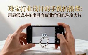 （16385期）珠宝行业设计的手机拍摄课：用最低成本拍出具有商业价值的珠宝大片！