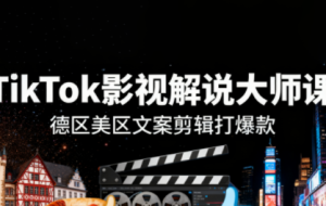 TikTok影视解说爆款打造(更新10月)