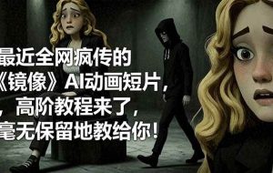 (16427期)最近全网疯传的《镜像》AI动画短片,高阶教程来了,毫无保留地教给你!