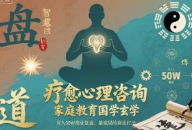 疗愈心理咨询,家庭教育国学玄学,月入50个商业复盘,最底层的商业打法