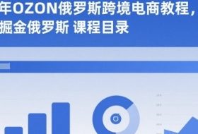 2025年OZON俄罗斯跨境电商教程,0基础掘金俄罗斯