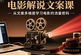 电影解说文案课,从文案多维度学习电影的流量密码