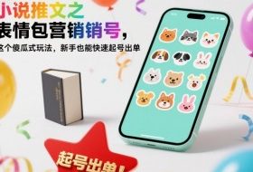 小说推文之表情包营销号,这个傻瓜式玩法,新手也能快速起号出单