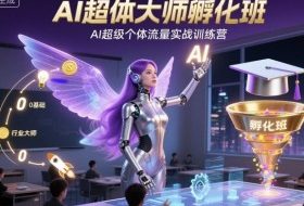 AI超体大师孵化班,AI超级个体流量实战训练营