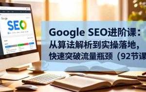 （16576期）Google SEO进阶课：从算法解析到实操落地，快速突破流量瓶颈（92节课）