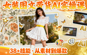 女装图文带货的AI实操课