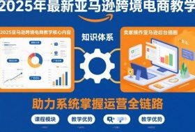 2025年最新亚马逊跨境电商教学，助力卖家系统掌握亚马逊运营全链路知识