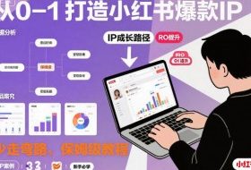 从0-1如何打造一个小红书爆款IP，少走弯路，保姆级教程